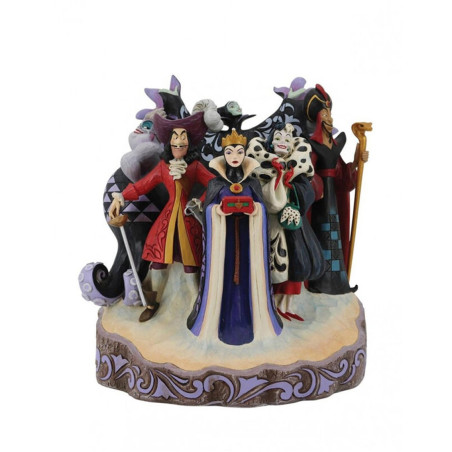 Figura decorativa enesco disney villanas de corazn