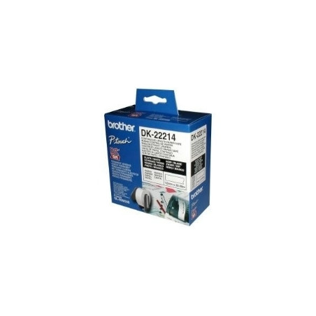 Etiquetas cinta continua brother blanca dk22214 12mm ql - 500a ql - 500bw ql - 560 ql - 570 ql - 580n ql - 1050 ql - 1060n