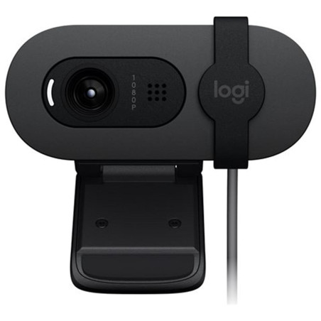 Webcam logitech brio 105 grafito full hd -  usb