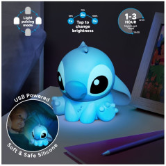 Lmpara de silicona 3d paladone disney stitch