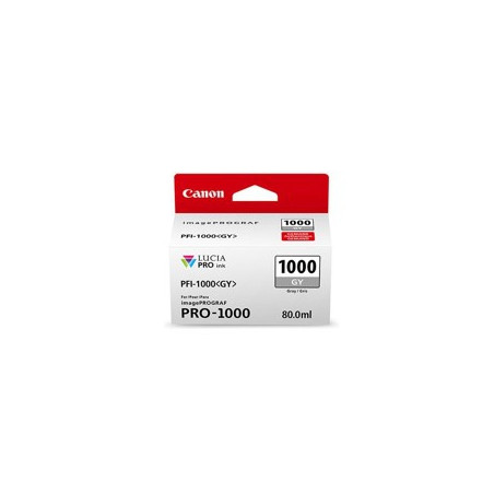 Cartucho canon pfi - 1000gy gris pro - 1000