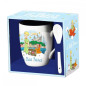 Taza de cermica con cuchara enesco el principito
