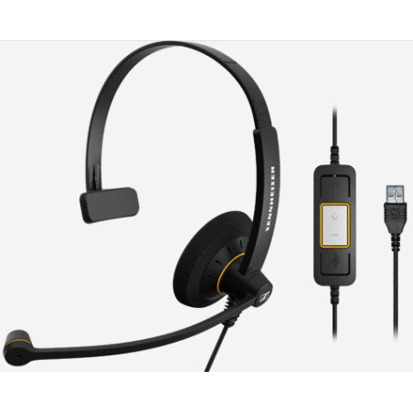 Auriculares micro epos sennheiser sc 30 usb ml cableado - monoaural - cancelacin de ruido - voz hd