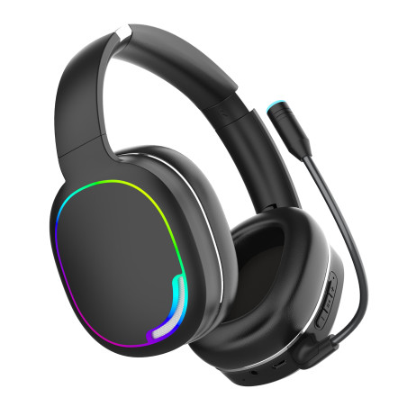 Auriculares gaming myway bh82 enc inalambrico negro