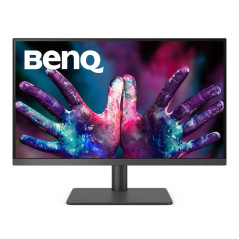 Monitor led 27 pulgadas benq pd2705u ips -  4k uhd -  hdr10 -  hdmi -  dp -  usb 3.2 -  usb tipo b -  usb tipo c -  60hz -  5ms 