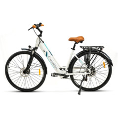 Bicicleta electrica smartgyro sunset blanca 250w 1000mah 50km auto