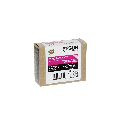 Cartucho tinta epson t580a magenta vivo 80ml stylus pro 3880