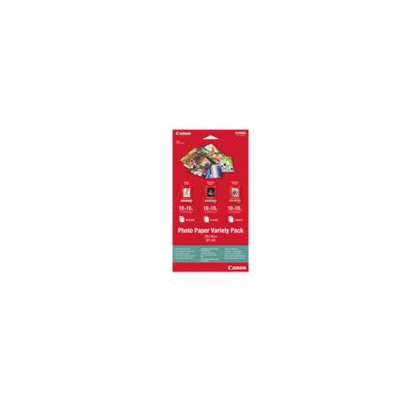 Pack papel fotografico canon vp - 101 - 10h gp - 501 10x15 - 5h pp - 201 10x15 - 5h sg - 201 10x15