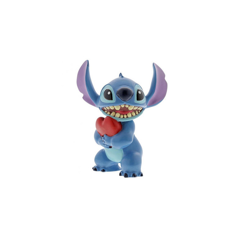 Figura enesco disney lilo & stitch stitch con corazon