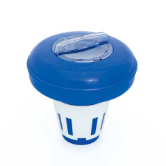 Bestway 58071 -  dispensador cloro flotante ajustable grande ( 165 cm.) 16.5x16.5x17.2 cm