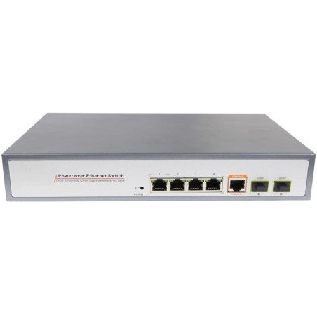 Switch galgus g - sw - m4p2s 4 porte poe 1 porta gigabit ethernet 2 porte sfp