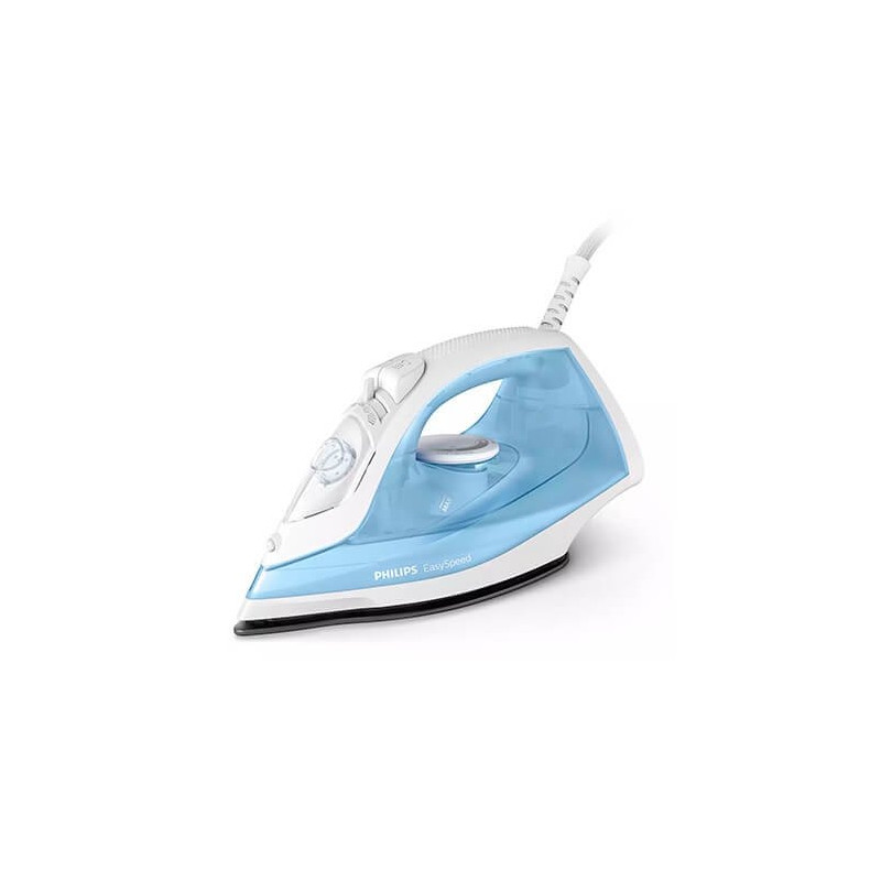 Plancha de vapor philips easyspeed azul claro - blanco 2000w - vapor continuo - antiadherente - dep 220ml - antical
