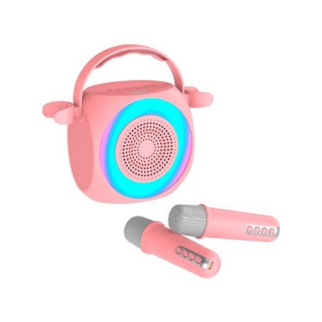 ALTAVOZ KARAOKE COOL MINI KARAOKE 6W ROSA