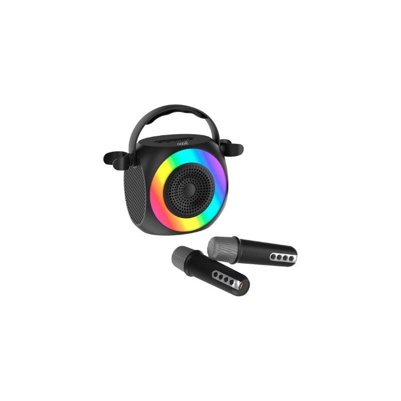 ALTAVOZ KARAOKE COOL MINI KARAOKE 6W NEGRO