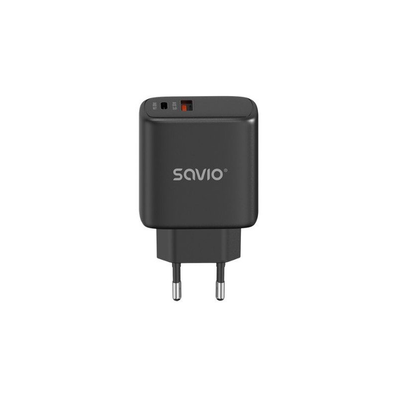 CARGADOR SAVIO LA-06 DUAL 30W USB 3.0