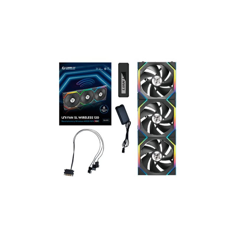 VENTILADOR 120X120 LIAN LI UNIFAN SL WIRELESS BLACK