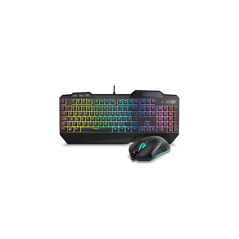 TECLADO+RATON KROM KRUSHER RGB