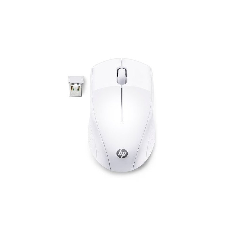 RATON OPTICO HP 220 WIRELESS BLANCO NIEVE