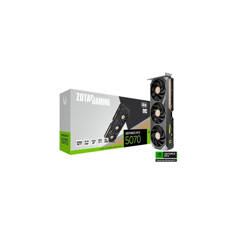 TARJETA GRÁFICA ZOTAC RTX 5070 SOLID OC 12GB