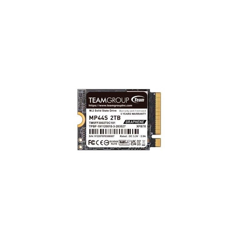 DISCO DURO M2 SSD 2TB TEAMGROUP MP44S SSD PCI-E 4.0 2TB