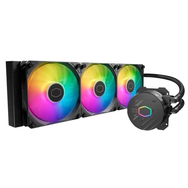 DISS A LIQUIDO COOLER MASTER -MASTERLIQUID 360 CORE II ARGB - STK UNIVERS. 3*120mm BK - MLW-D36M-A18PA-R1