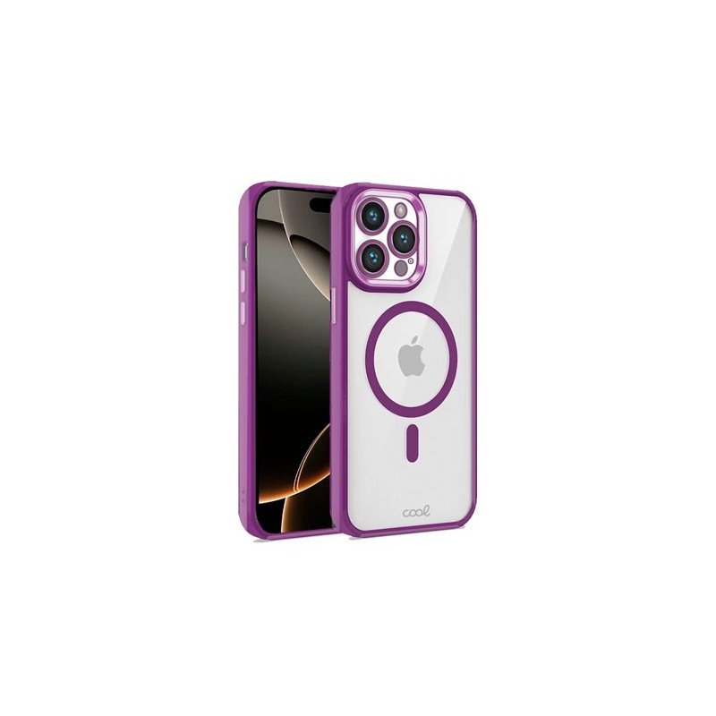 FUNDA COOL IPHONE 16 PRO MAGNETICA VIOLETA