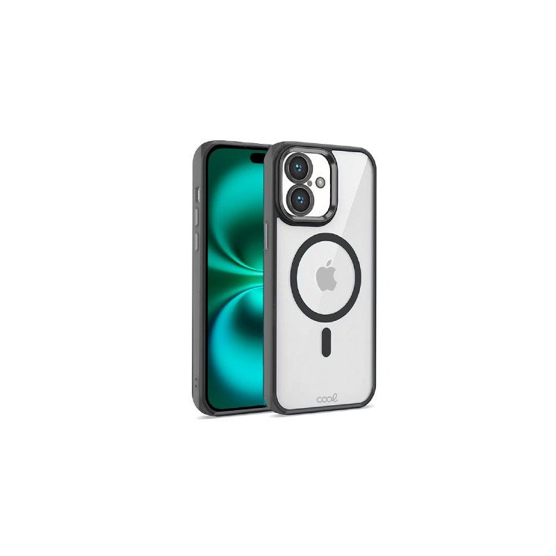 FUNDA COOL IPHONE 16 PLUS MAGNETICA NEGRO