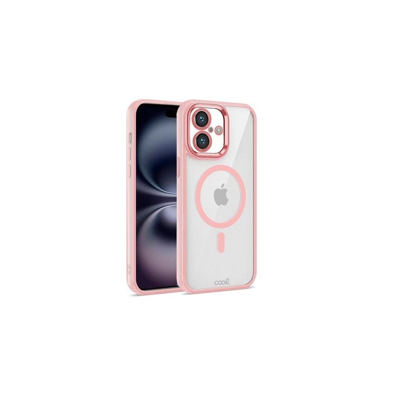 FUNDA COOL IPHONE 16 MAGNETICA ROSA