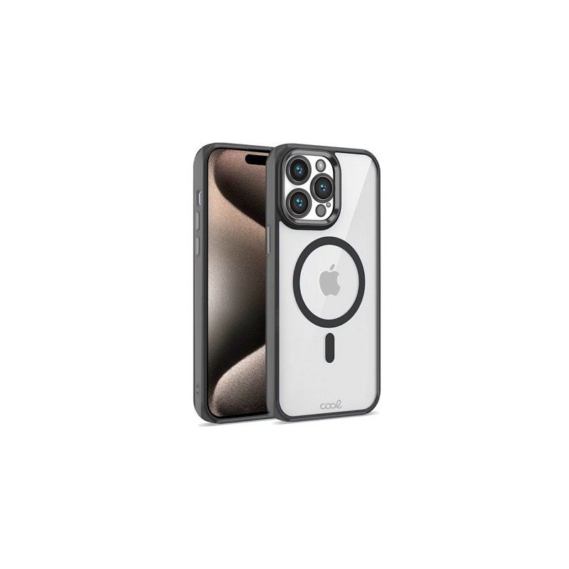 FUNDA COOL IPHONE 15 PRO MAX MAG NEGRO