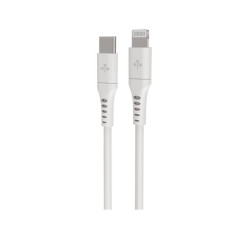 CABLE HUNE ECO USB-C A LIGHTNING 100CM BLANCO