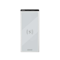 POWERBANK 10000 INDUCCION MAH SAVIO BA-06 BLANCO