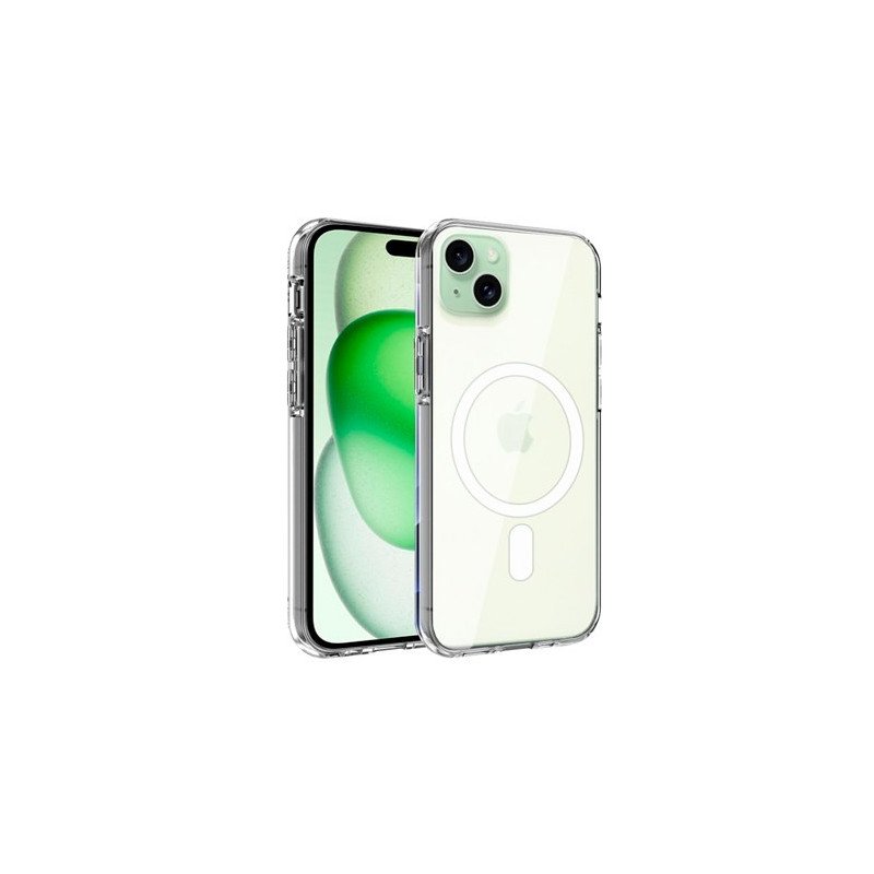 FUNDA COOL IPHONE 15 MAGNETICA TRANSPARENTE