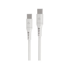 CABLE HUNE ECO USB-C A USB-C 300CM BLANCO NIEVE