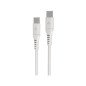 CABLE HUNE ECO USB-C A USB-C 300CM BLANCO NIEVE