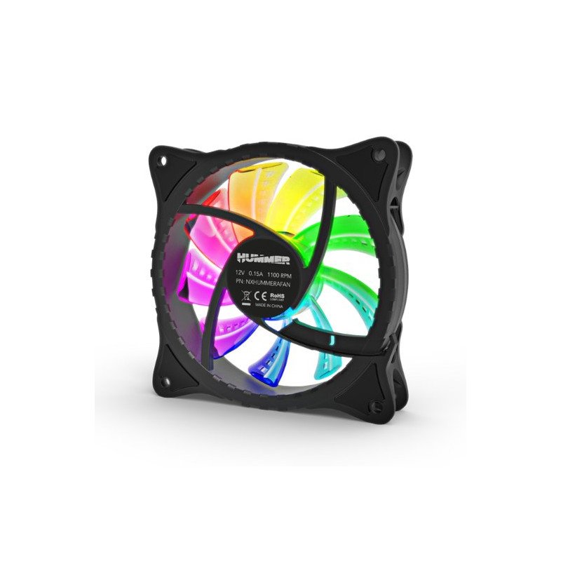 VENTILADOR 120X120 NOX HUMMER A-FAN ARGB