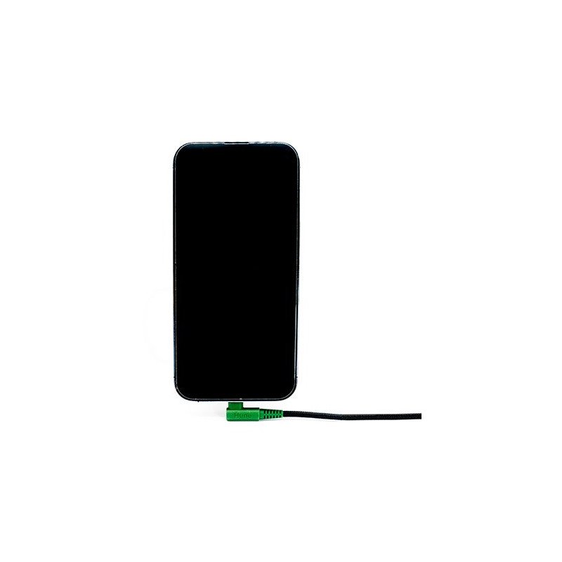 CABLE HUNE ECO USB-C A LIGHTNING 1.2M BOSQUE
