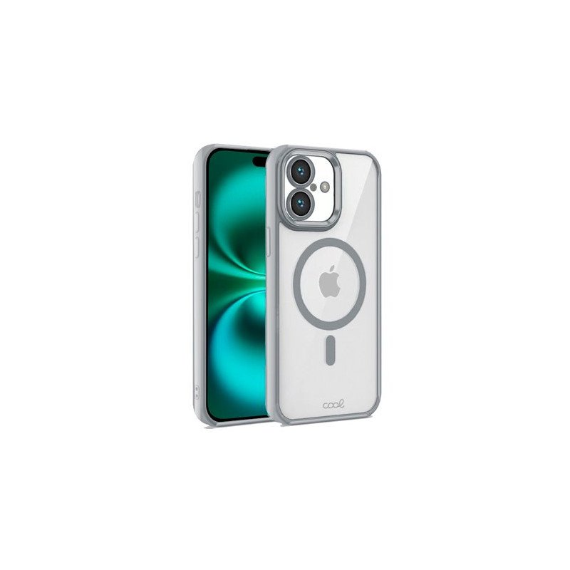 FUNDA COOL IPHONE 16 PLUS MAGNETICA PLATA