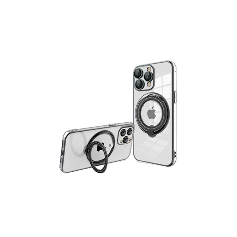 FUNDA COOL IPHONE 15 PRO MAGNETICA RING NEGRO