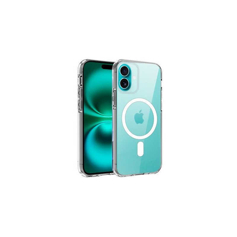 FUNDA COOL IPHONE 16 PLUS MAGNETICA TRANSPARENTE