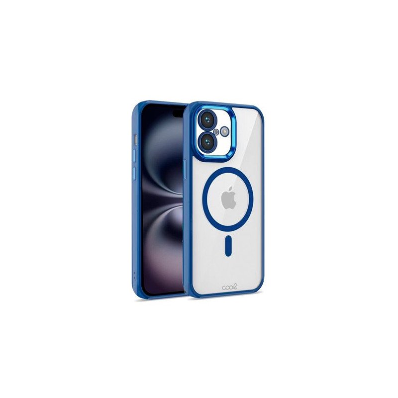 FUNDA COOL IPHONE 16 MAGNETICA AZUL