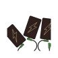 CABLE HUNE ECO TRENZADO 1.2M 3 EN 1 BOSQUE