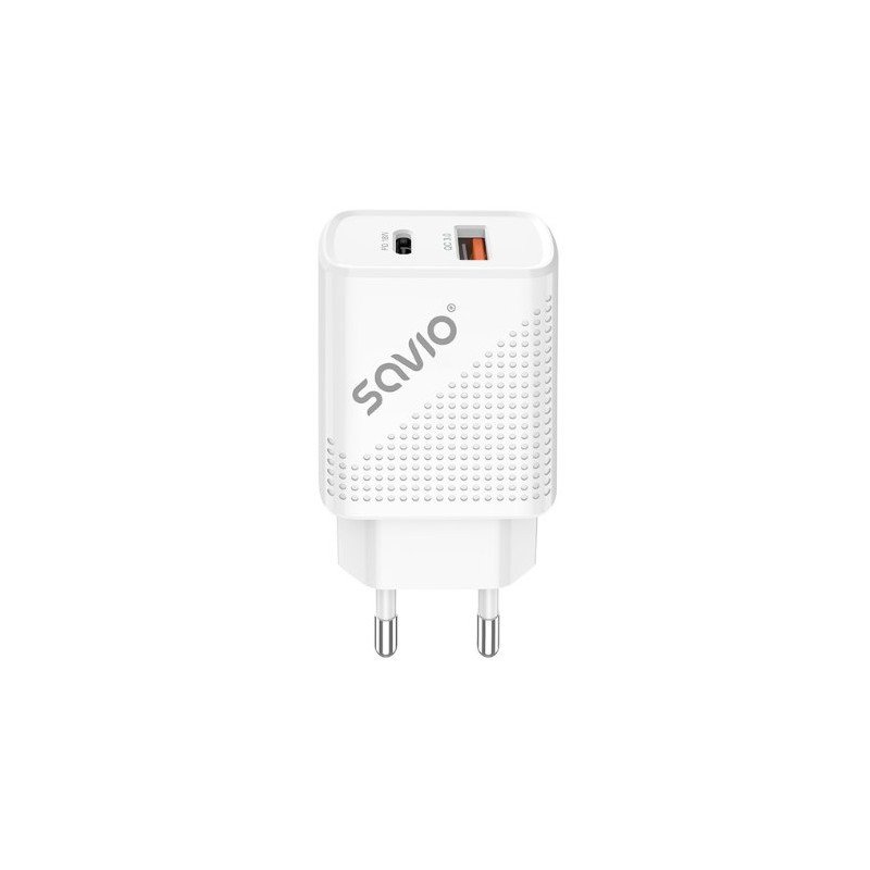 CARGADOR SAVIO LA-05 DUAL 18W USB 3.0
