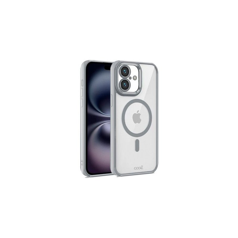 FUNDA COOL IPHONE 16 MAGNETICA PLATA