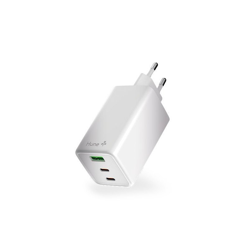 CARGADOR HUNE ECO TRIPLE 100W BLANCO NIEVE