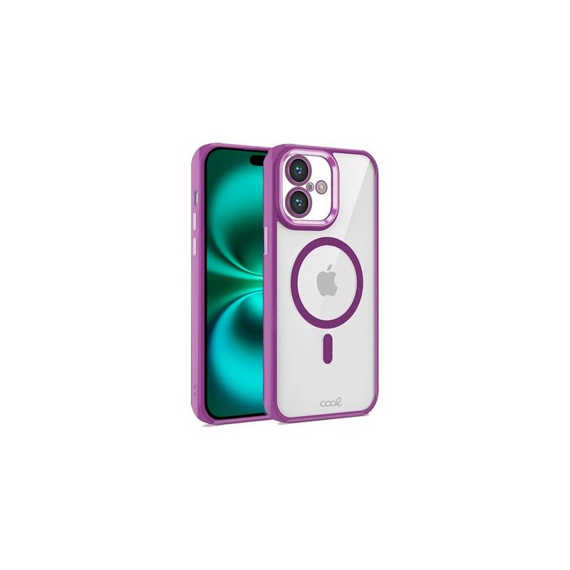 FUNDA COOL IPHONE 16 PLUS MAGNETICA VIOLETA