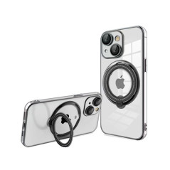 FUNDA COOL IPHONE 15 PLUS MAGNETICA RING NEGRO