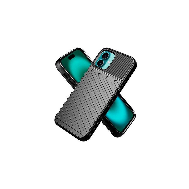 FUNDA COOL IPHONE 16 PLUS THUNDER NEGRO