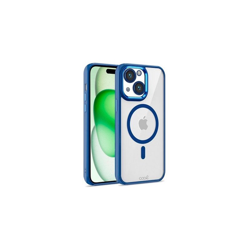 FUNDA COOL IPHONE 15 MAGNETICA AZUL