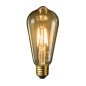 Bombilla muvit io filamentos vintage edison e27 5w
