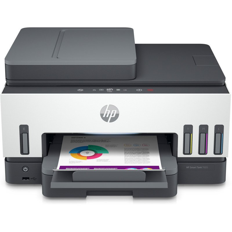 Multifuncin inyeccin hp inkjet smart tank 7605 wifi duplex